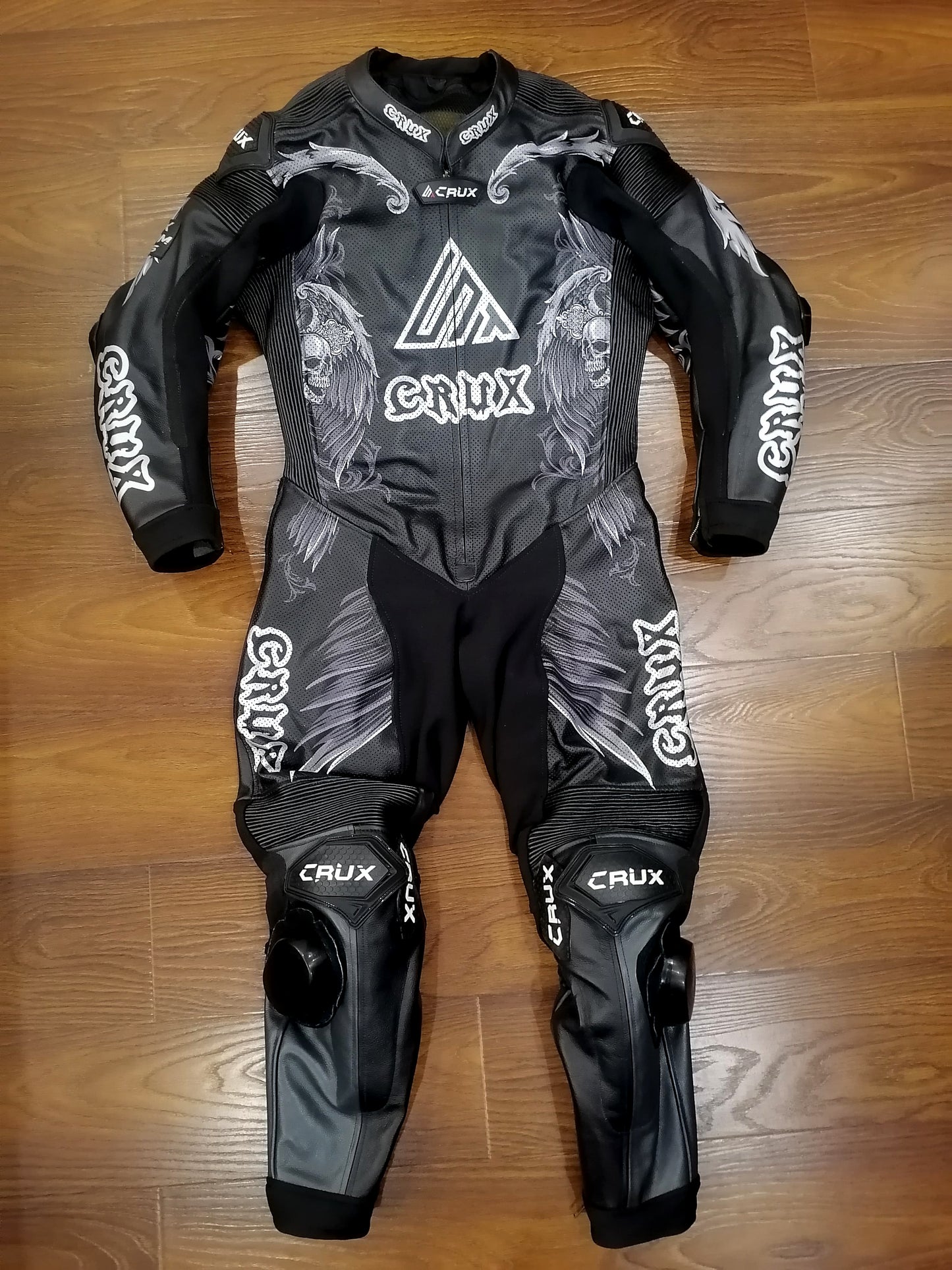 Men Custom Motorcycle Leather Race Suit