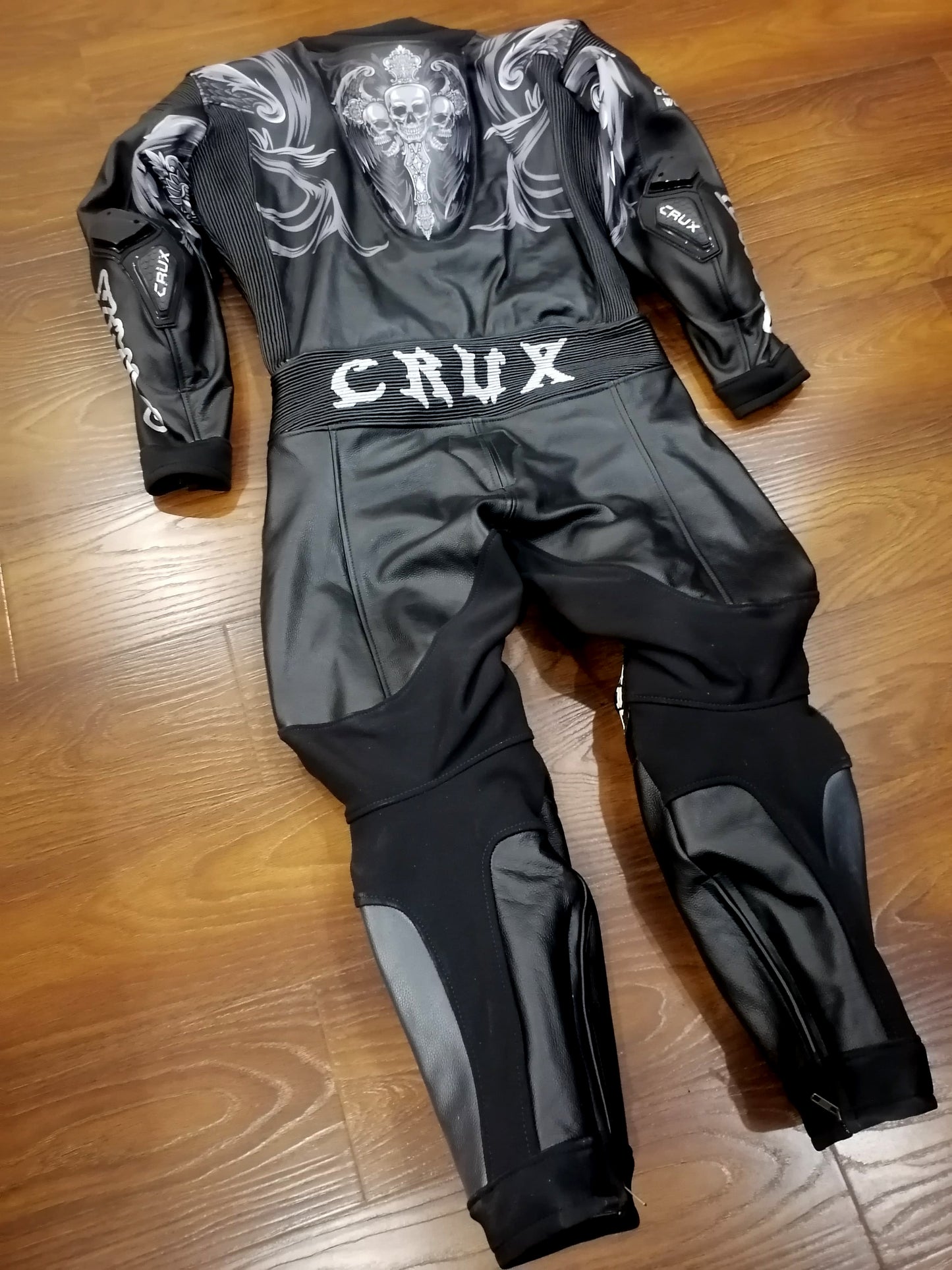 Men Custom Motorcycle Leather Race Suit