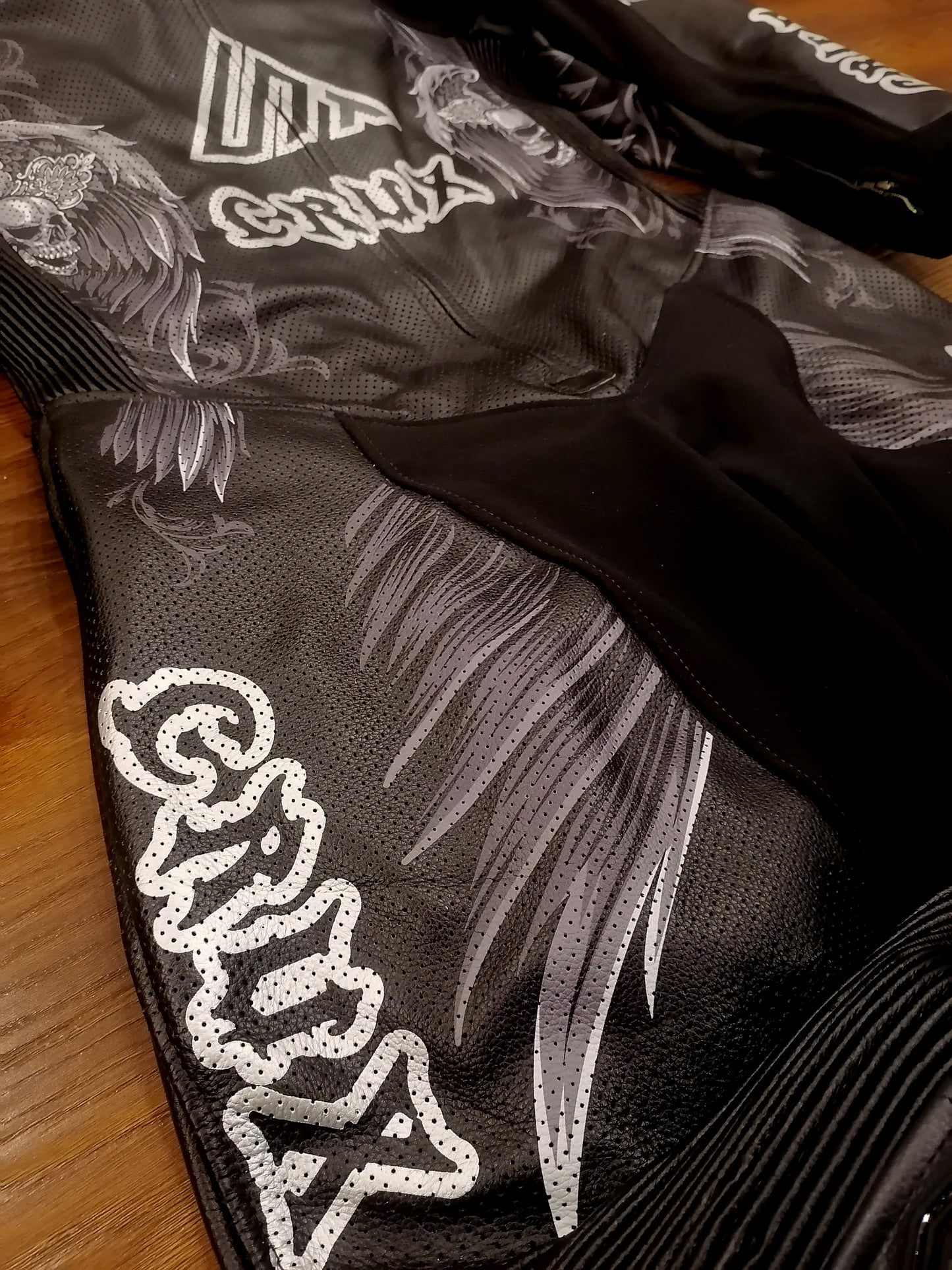 Men Custom Motorcycle Leather Race Suit