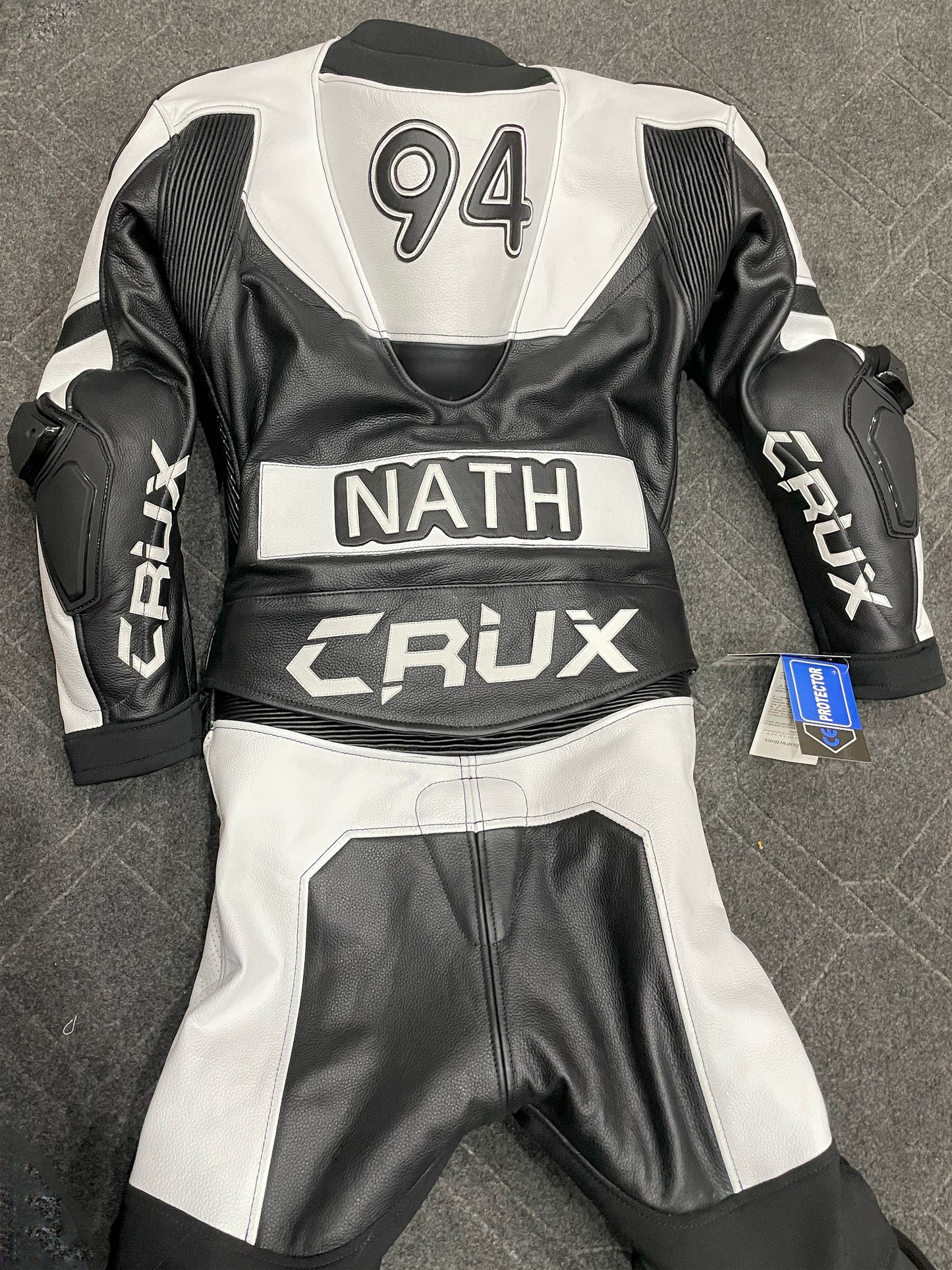 Men Custom Motorcycle Leather Race Suit
