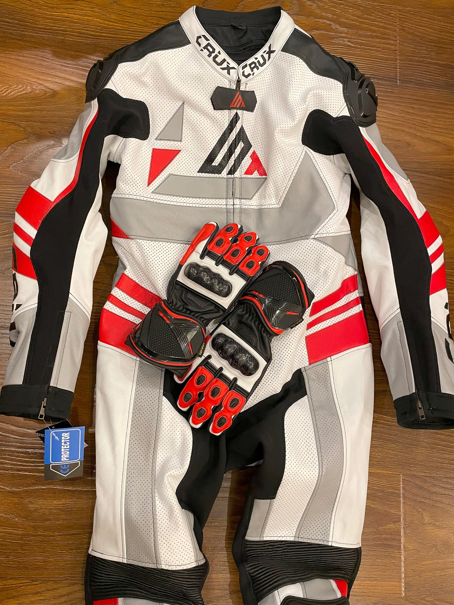 Men Custom Motorcycle Leather Race Suit