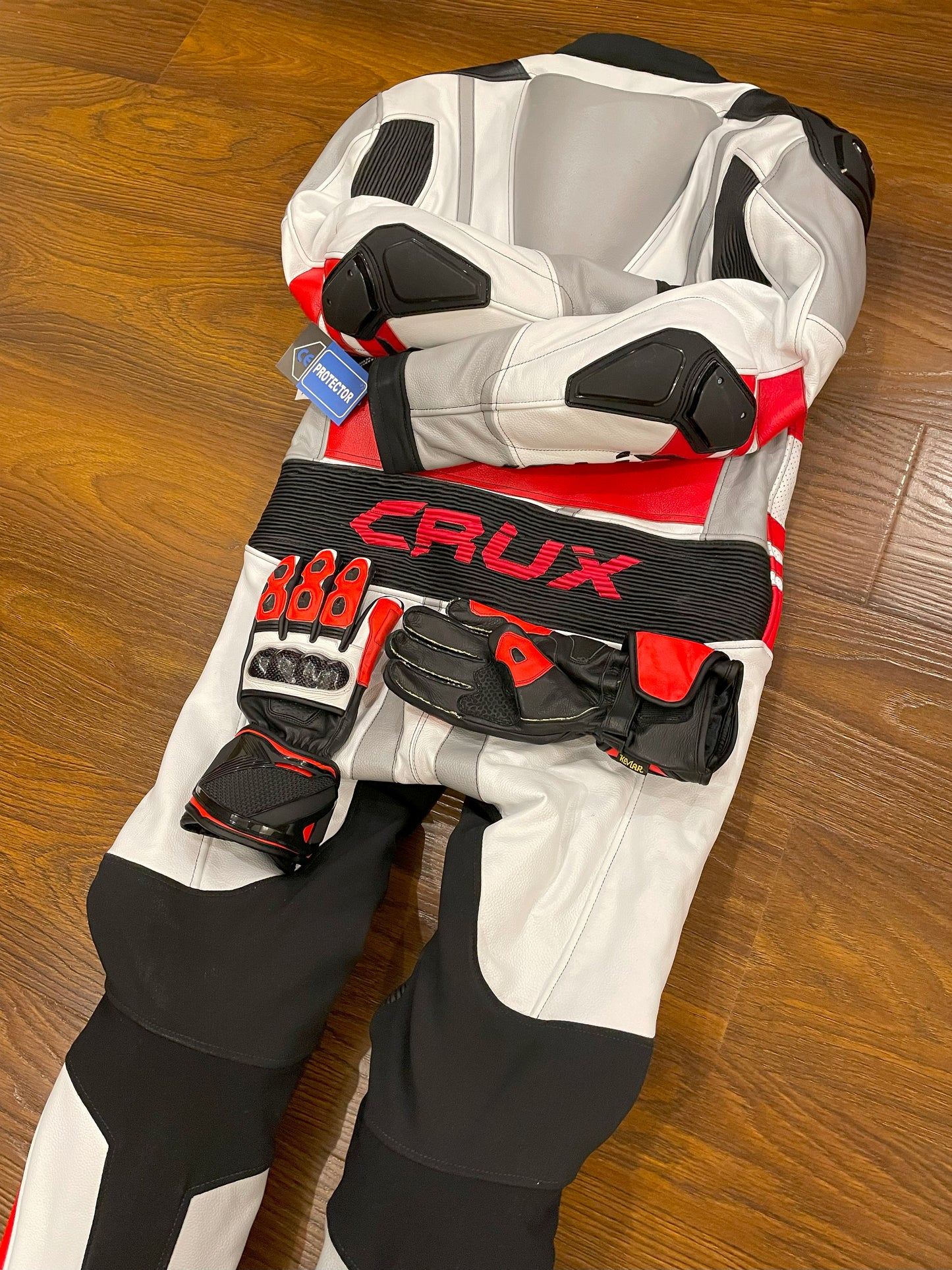 Men Custom Motorcycle Leather Race Suit
