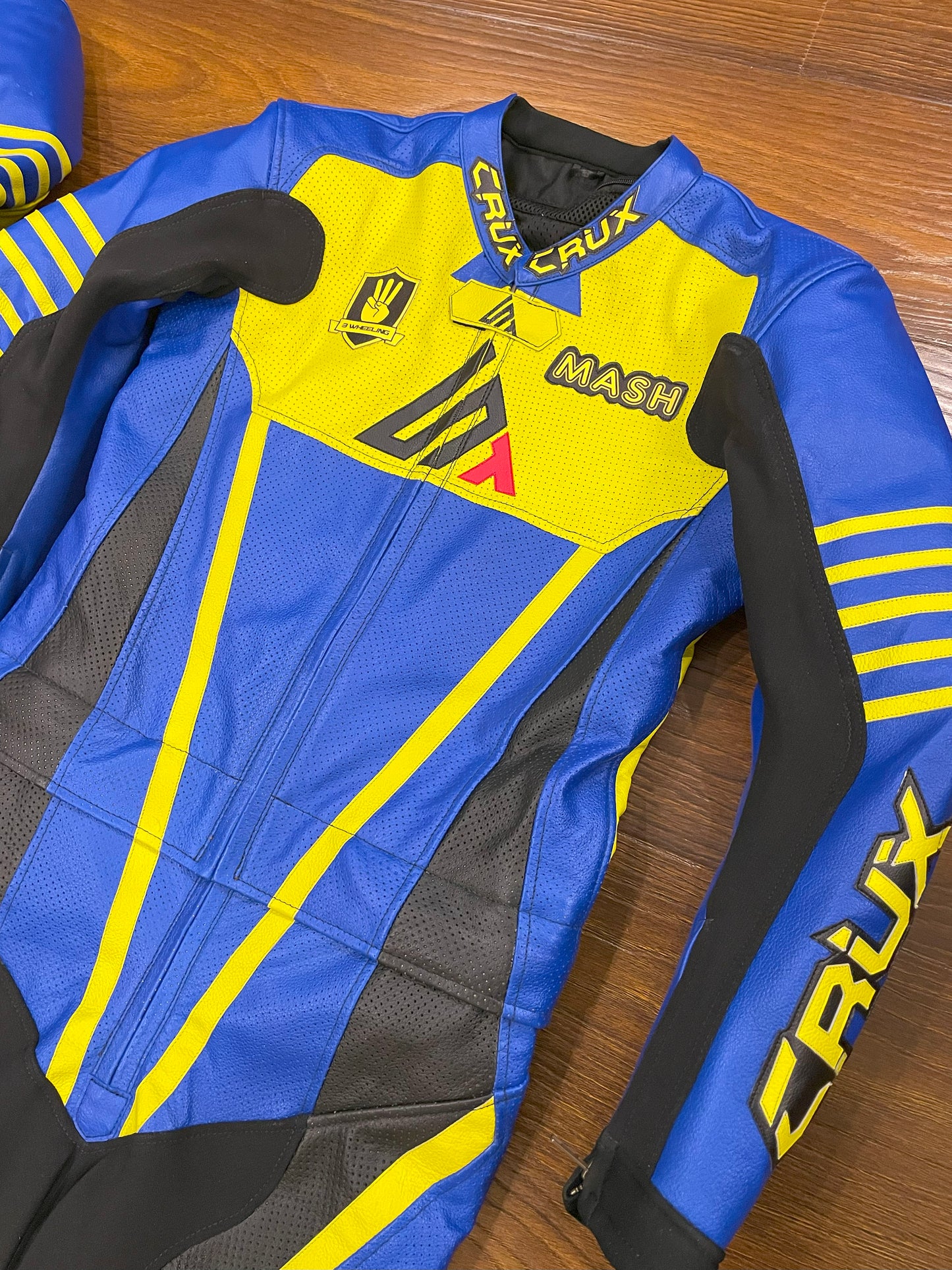 Men Custom Motorcycle Leather Race Suit