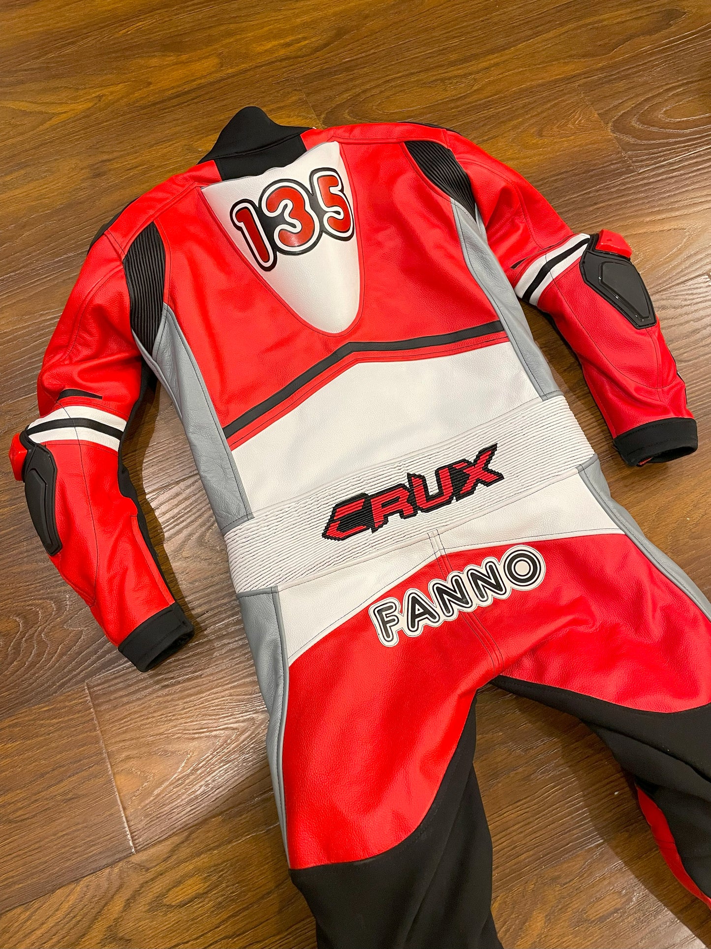 Men Custom Motorcycle Leather Race Suit