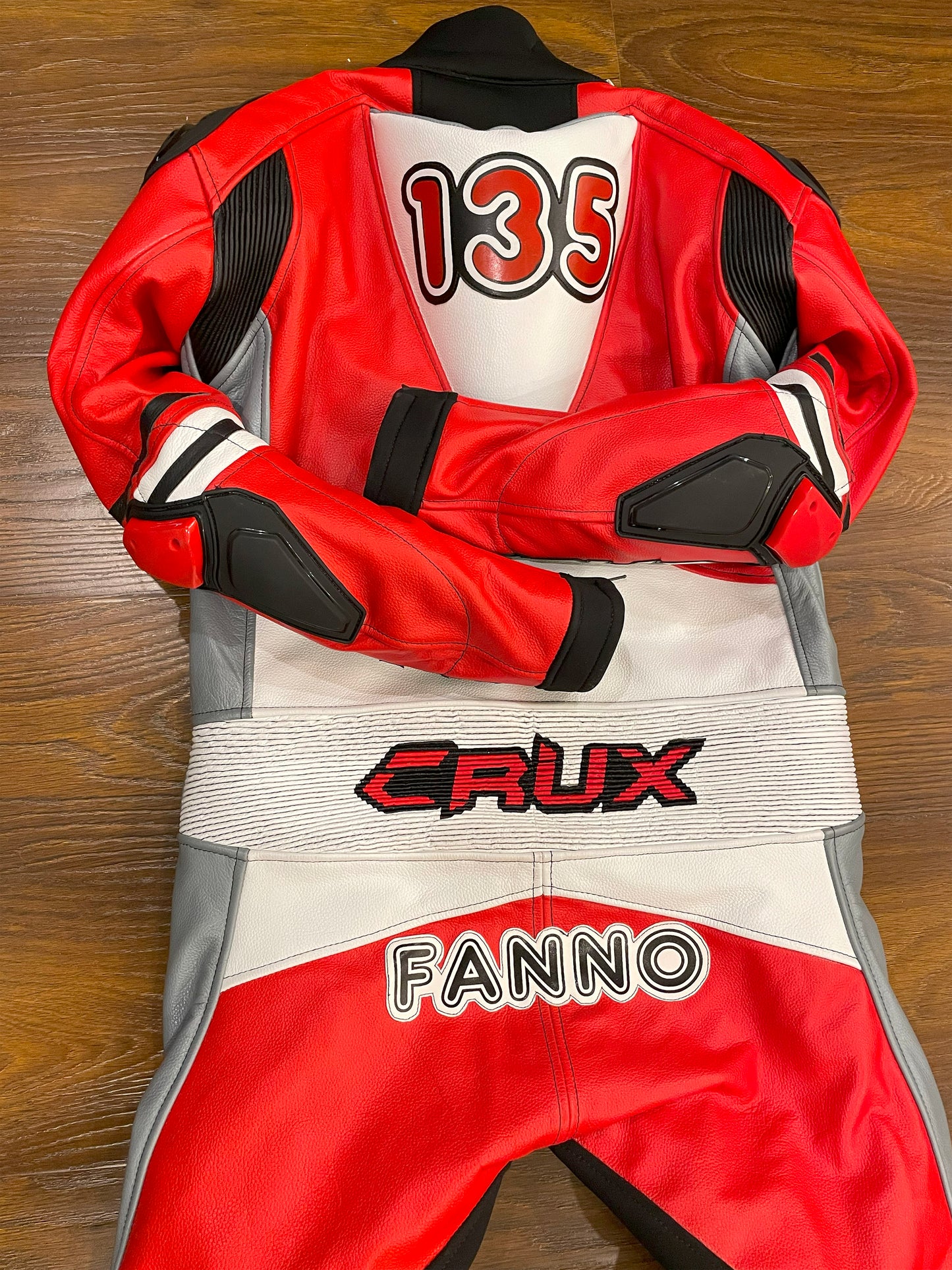 Men Custom Motorcycle Leather Race Suit