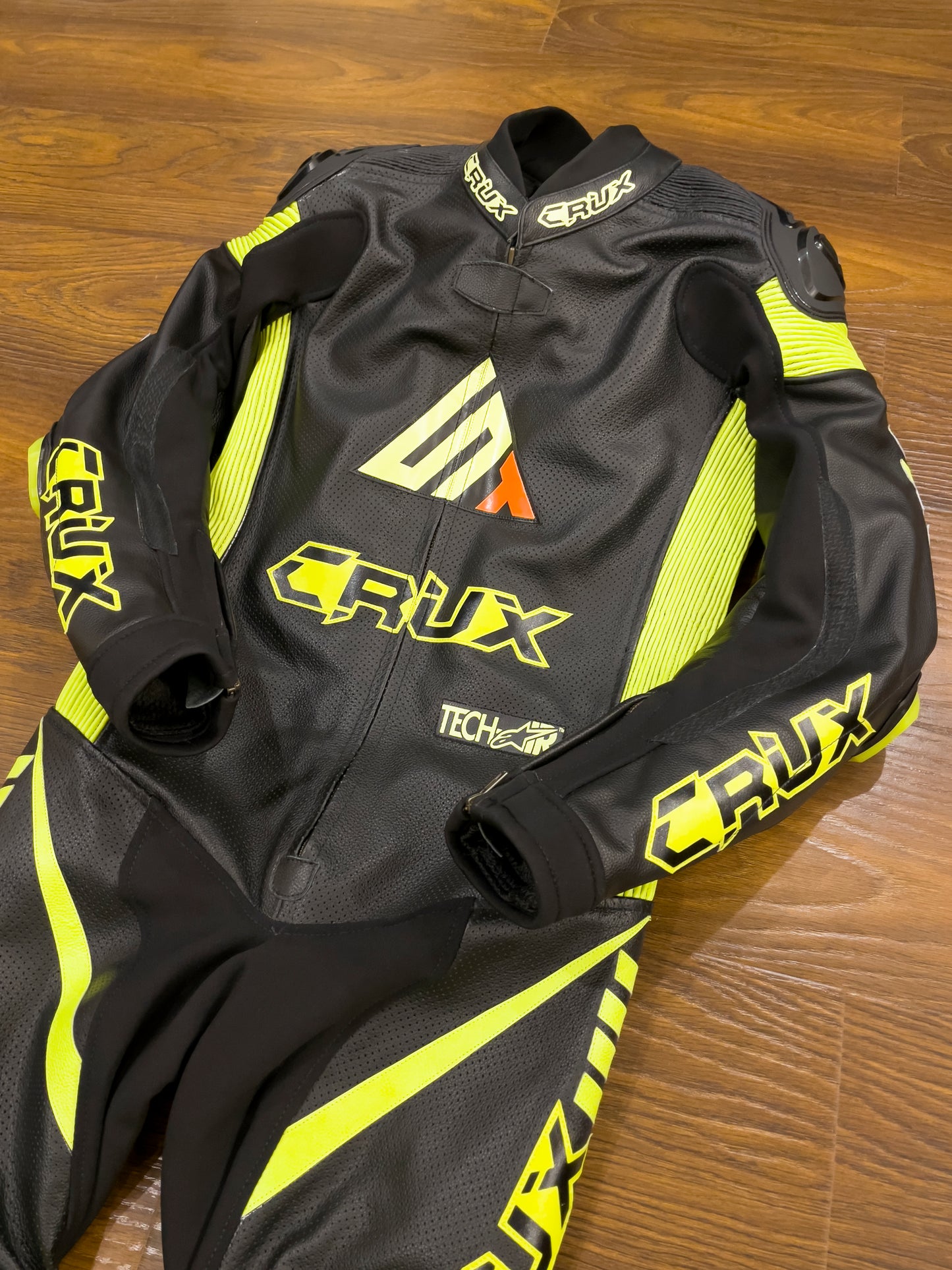 Men Custom Motorcycle Leather Race Suit