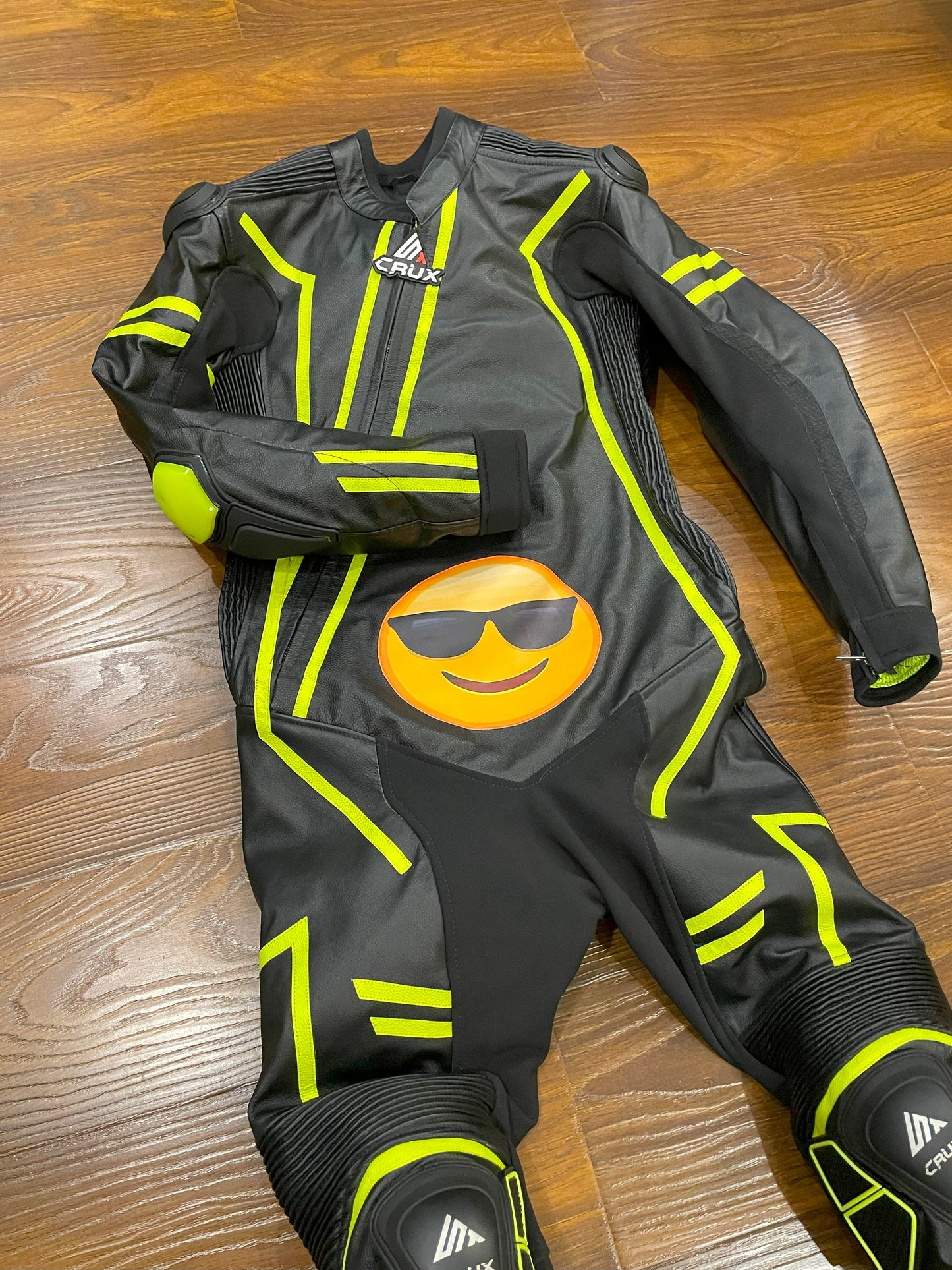 Men Custom Motorcycle Leather Race Suit