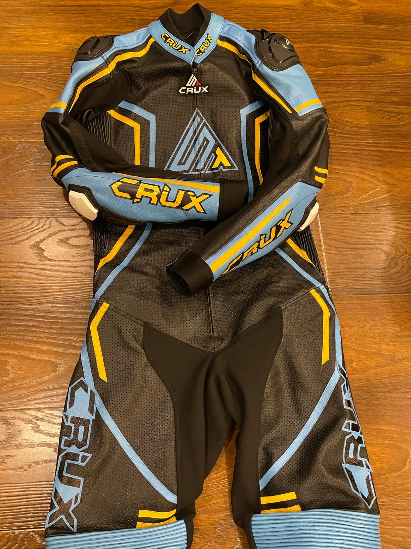 Men Custom Motorcycle Leather Race Suit