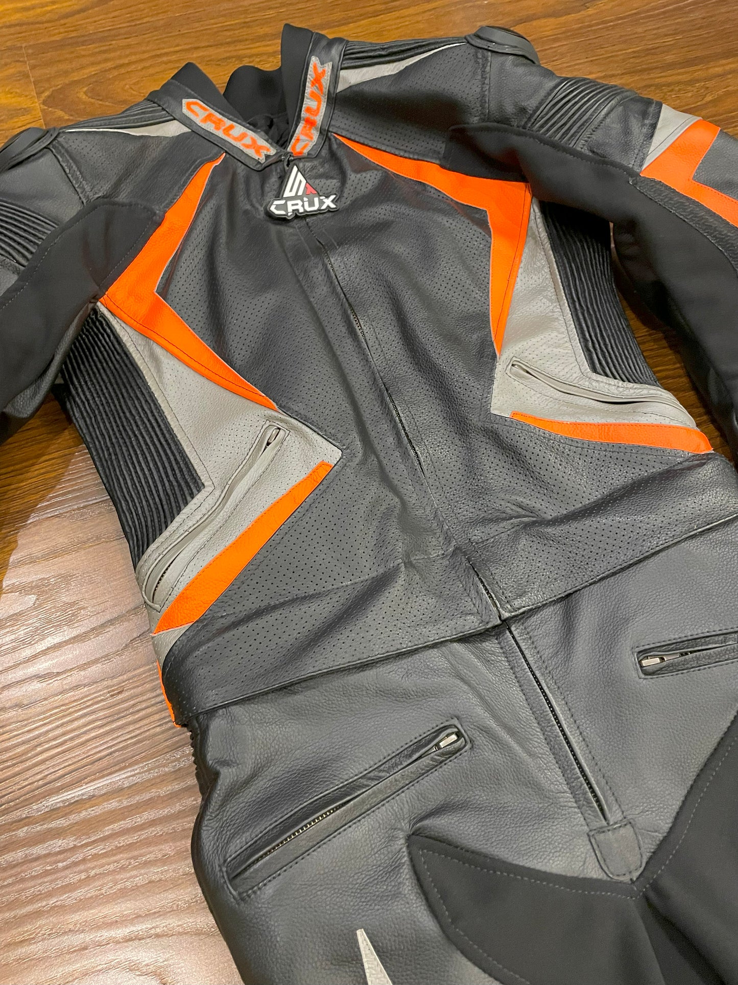 Men Custom Motorcycle Leather Race Suit