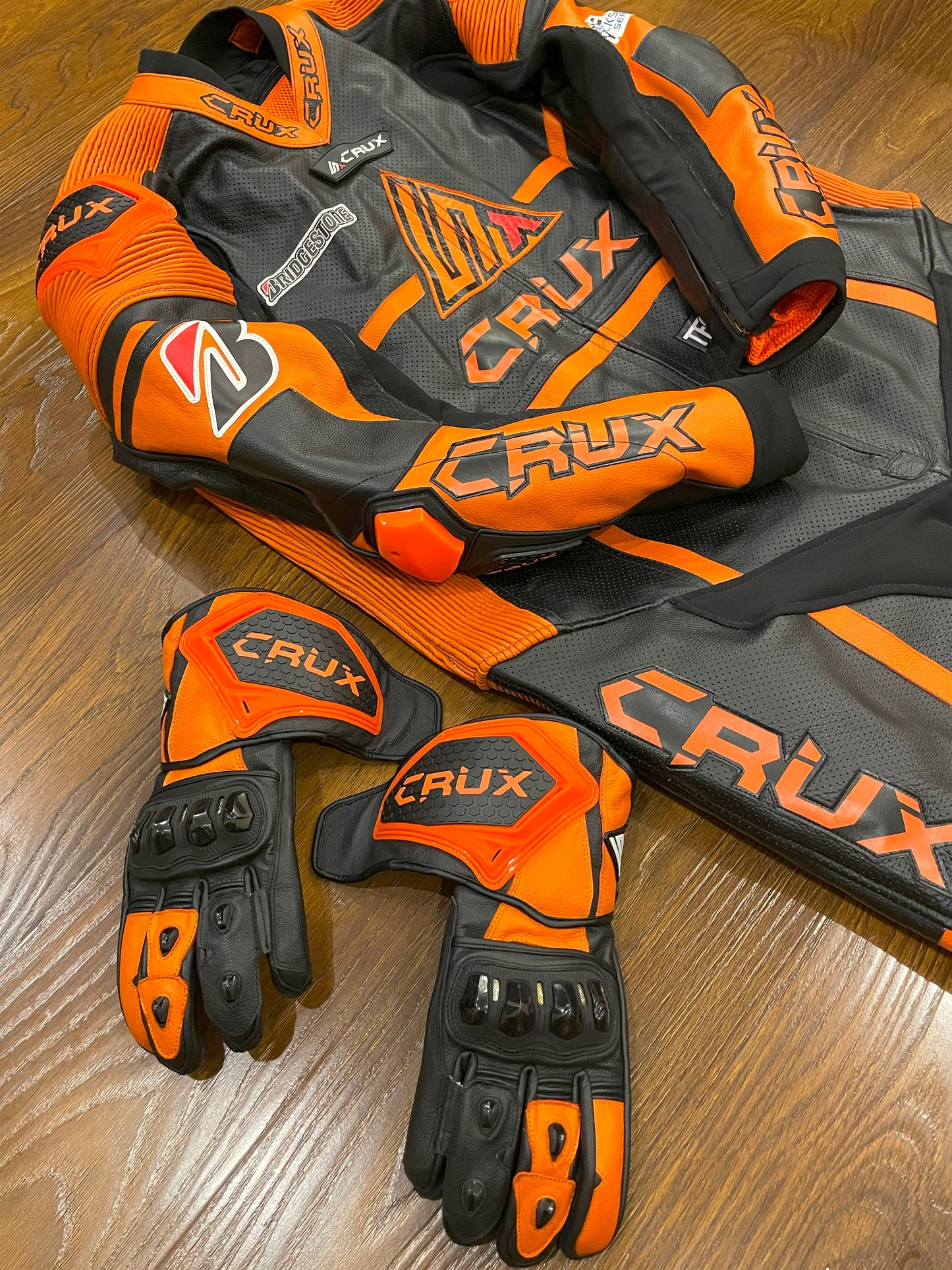 Men Custom Motorcycle Leather Race Suit
