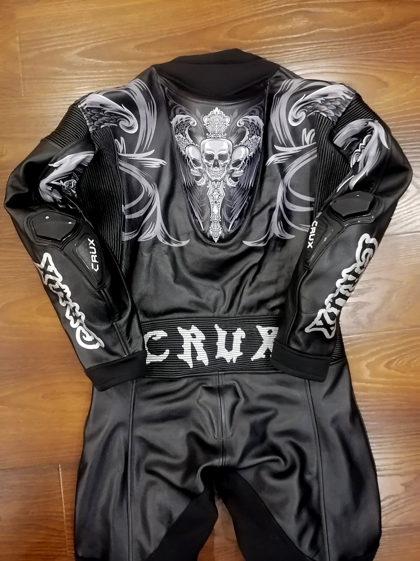 Men Custom Motorcycle Leather Race Suit