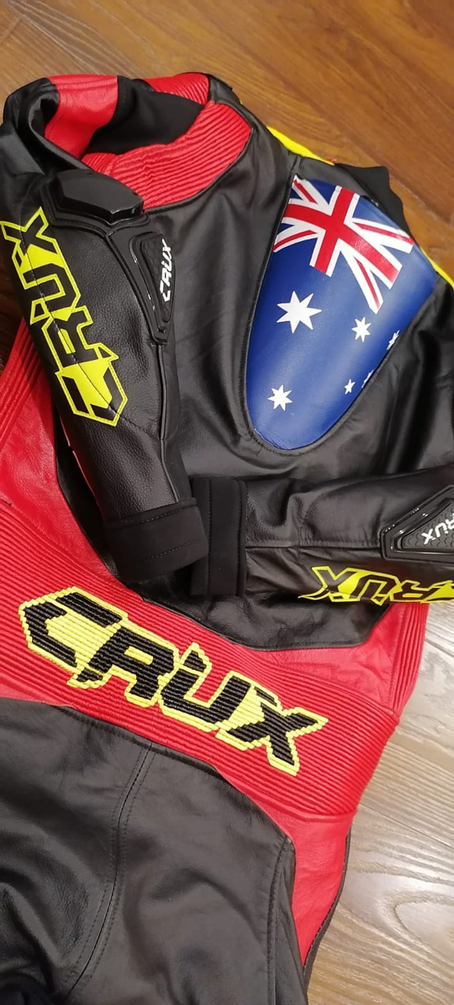 Men Custom Motorcycle Leather Race Suit