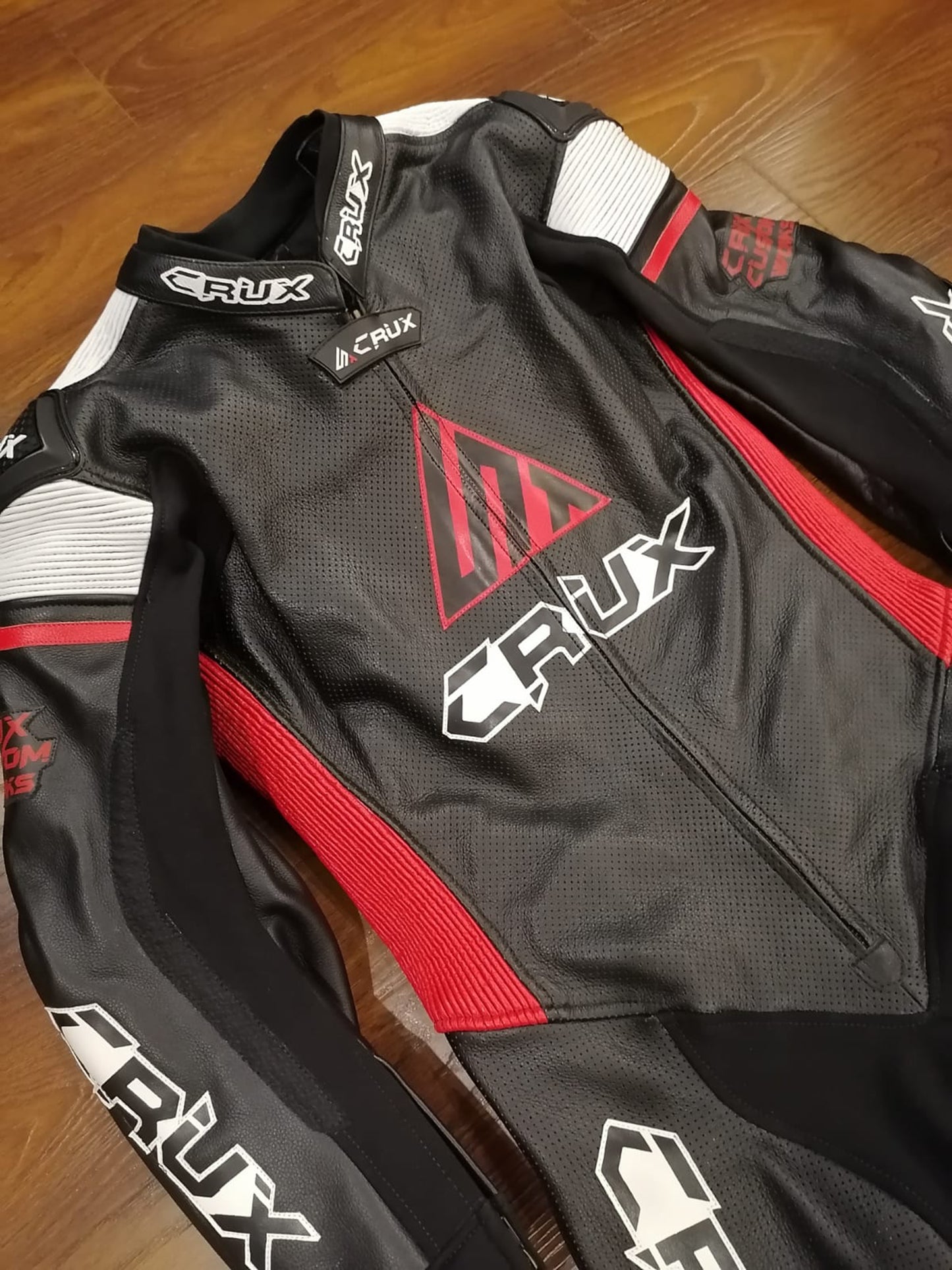 Men Custom Motorcycle Leather Race Suit