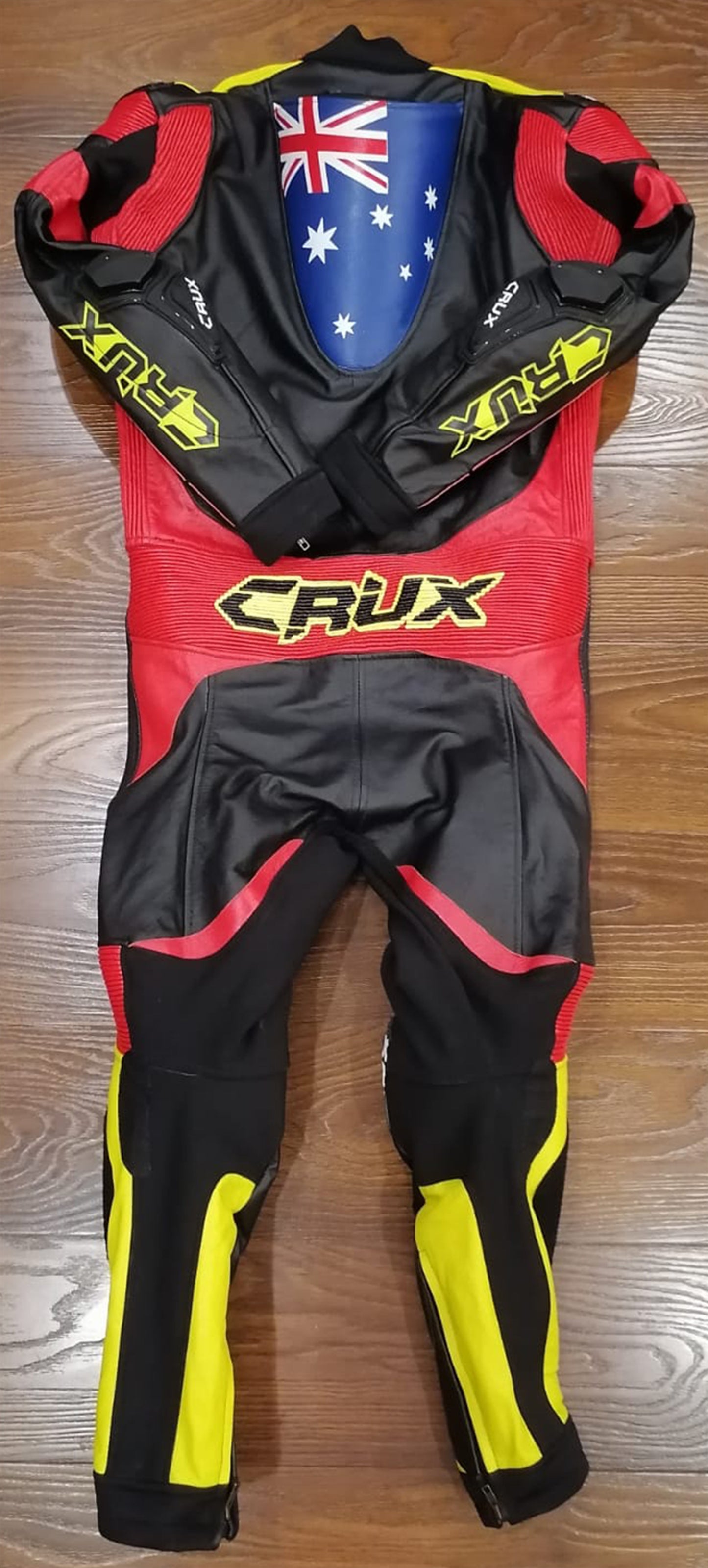 Men Custom Motorcycle Leather Race Suit