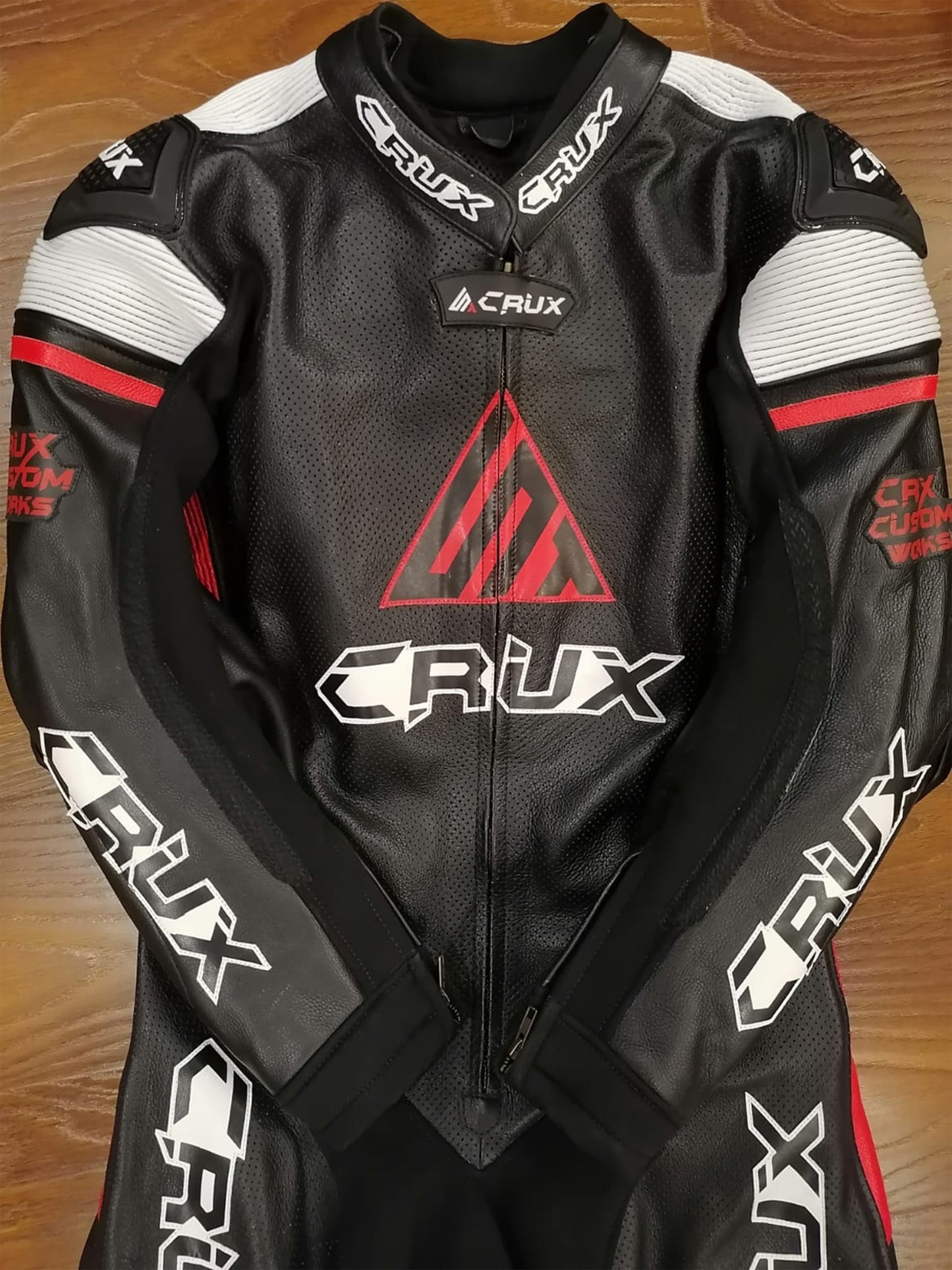 Men Custom Motorcycle Leather Race Suit