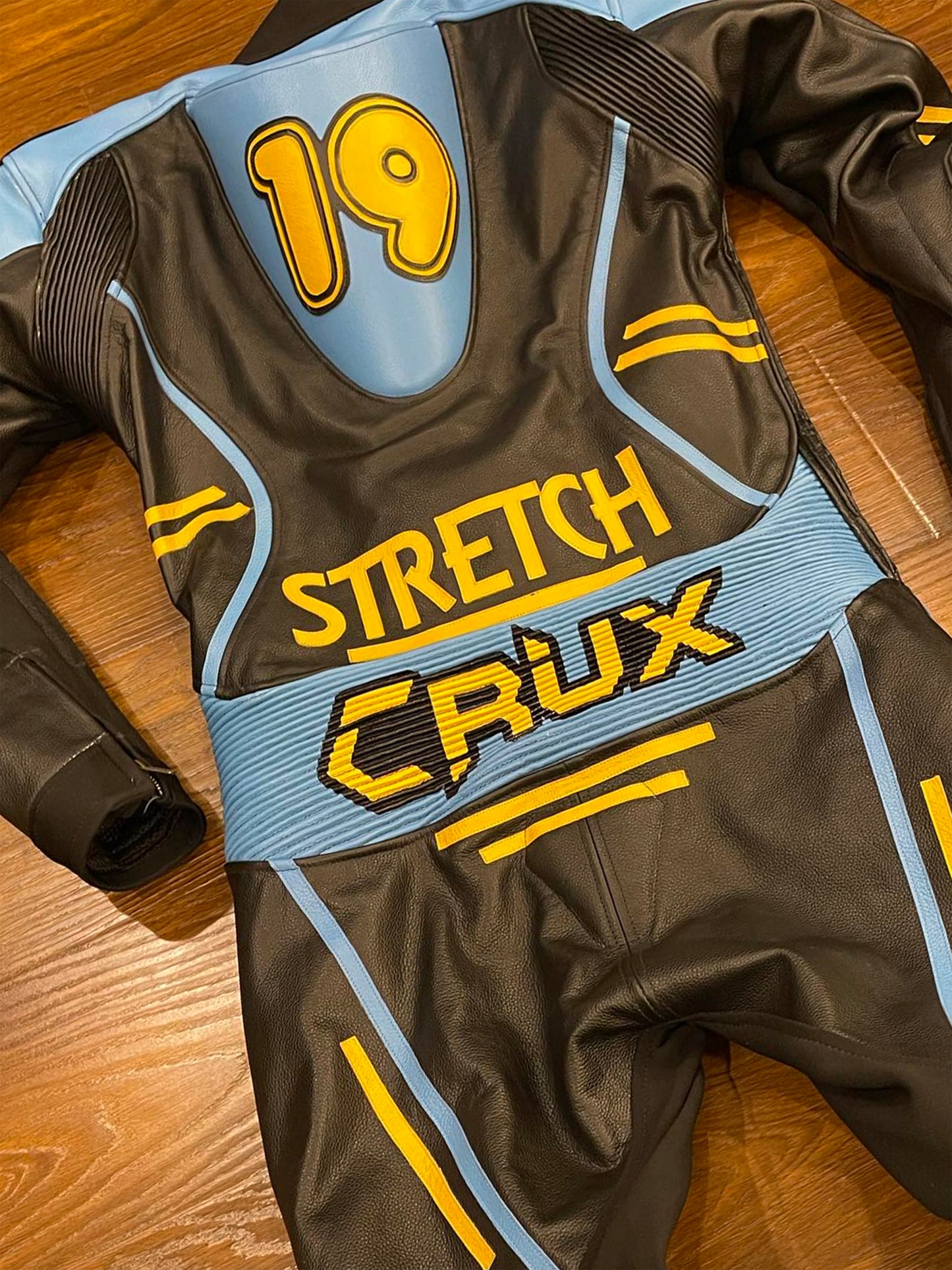 Men Custom Motorcycle Leather Race Suit