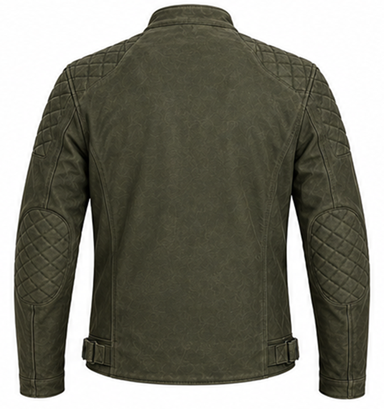 Crux Nubuck Leather Motorcycle Jacket