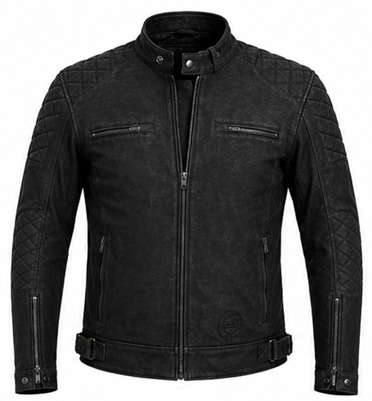 Crux Nubuck Leather Motorcycle Jacket