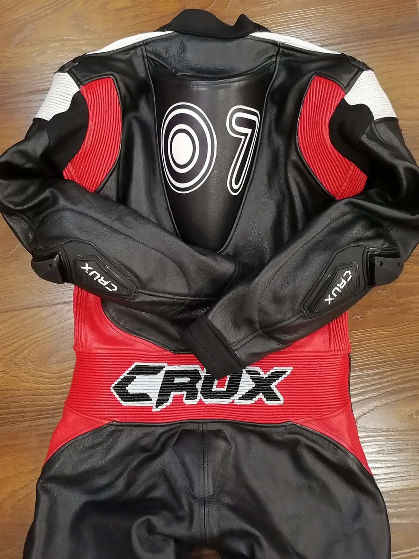 Men Custom Motorcycle Leather Race Suit