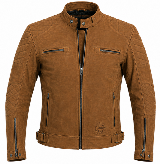 Crux Nubuck Leather Motorcycle Jacket