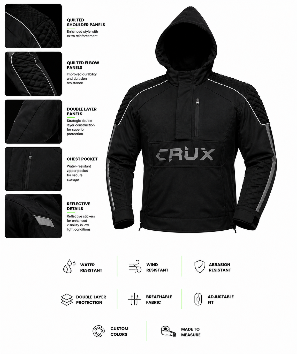 Crux Technical Motorcycle Riding Jacket