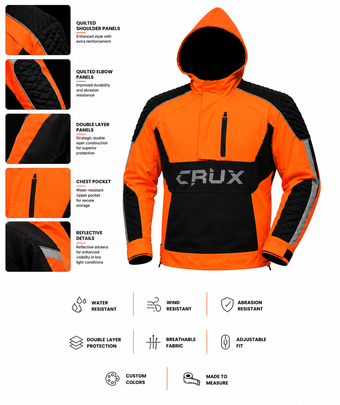Crux Technical Motorcycle Riding Jacket