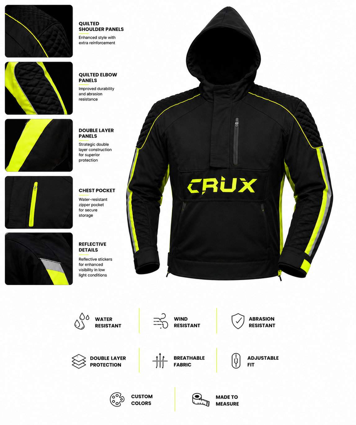 Crux Technical Motorcycle Riding Jacket