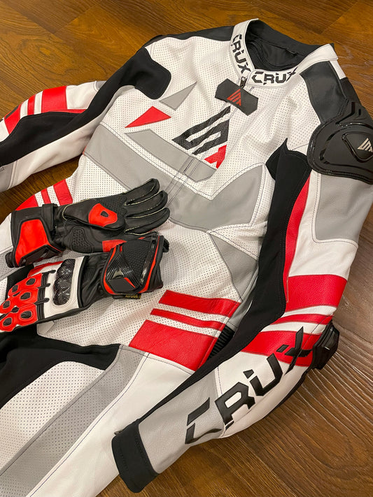 Men Custom Motorcycle Leather Race Suit