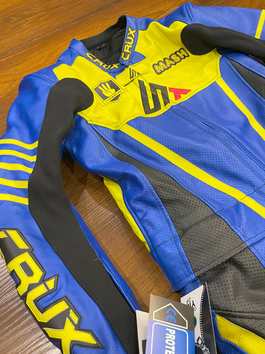 Men Custom Motorcycle Leather Race Suit