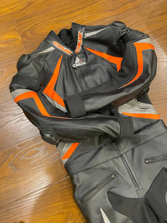 Men Custom Motorcycle Leather Race Suit
