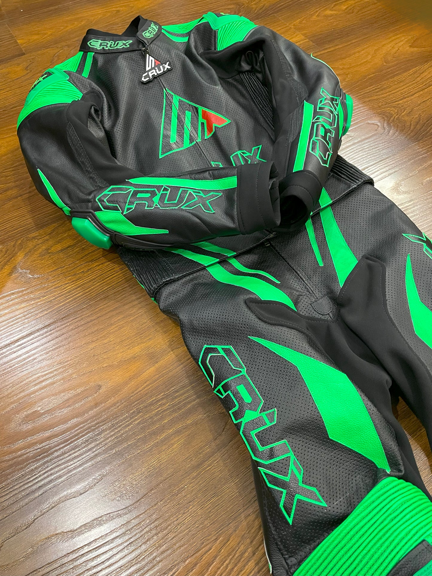 Men Custom Motorcycle Leather Race Suit