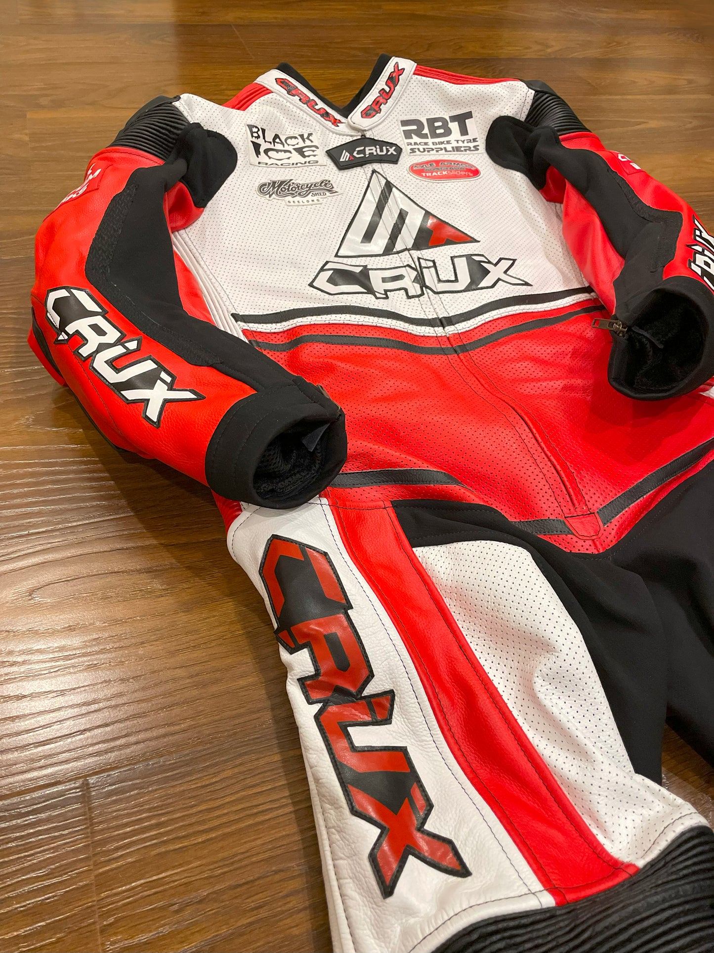 Men Custom Motorcycle Leather Race Suit