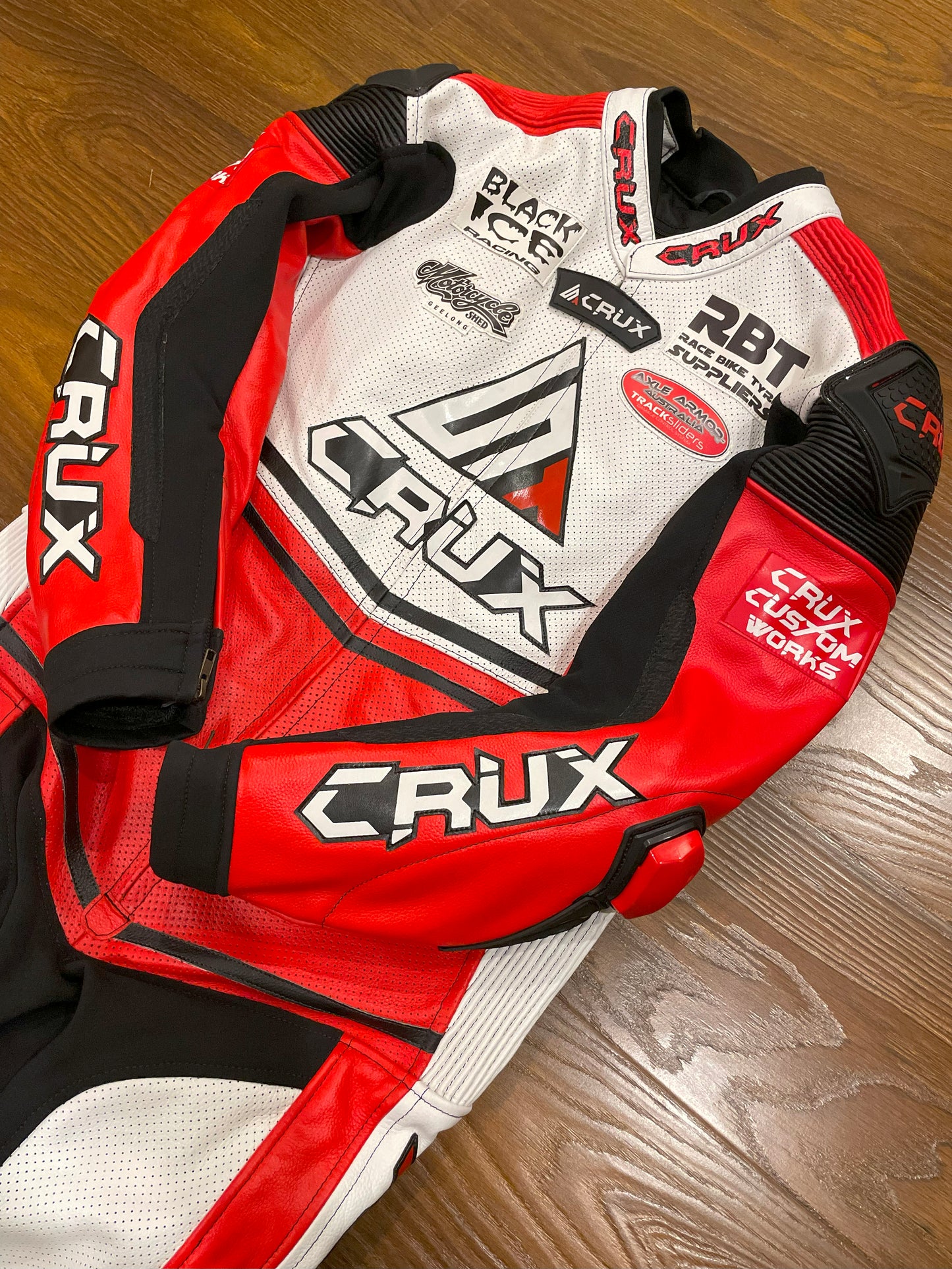 Men Custom Motorcycle Leather Race Suit