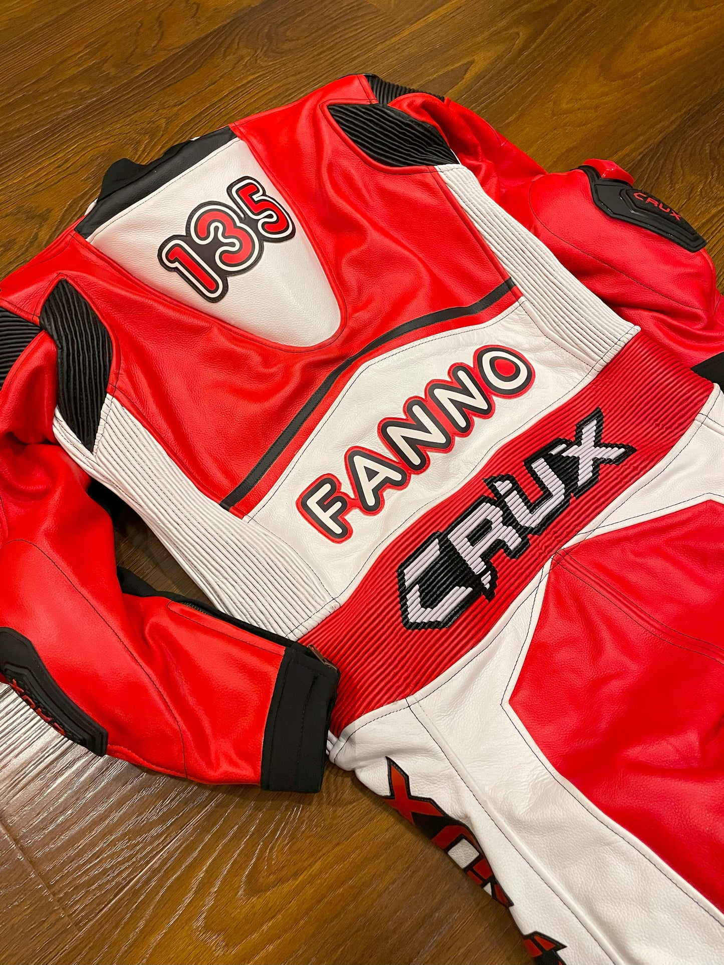 Men Custom Motorcycle Leather Race Suit