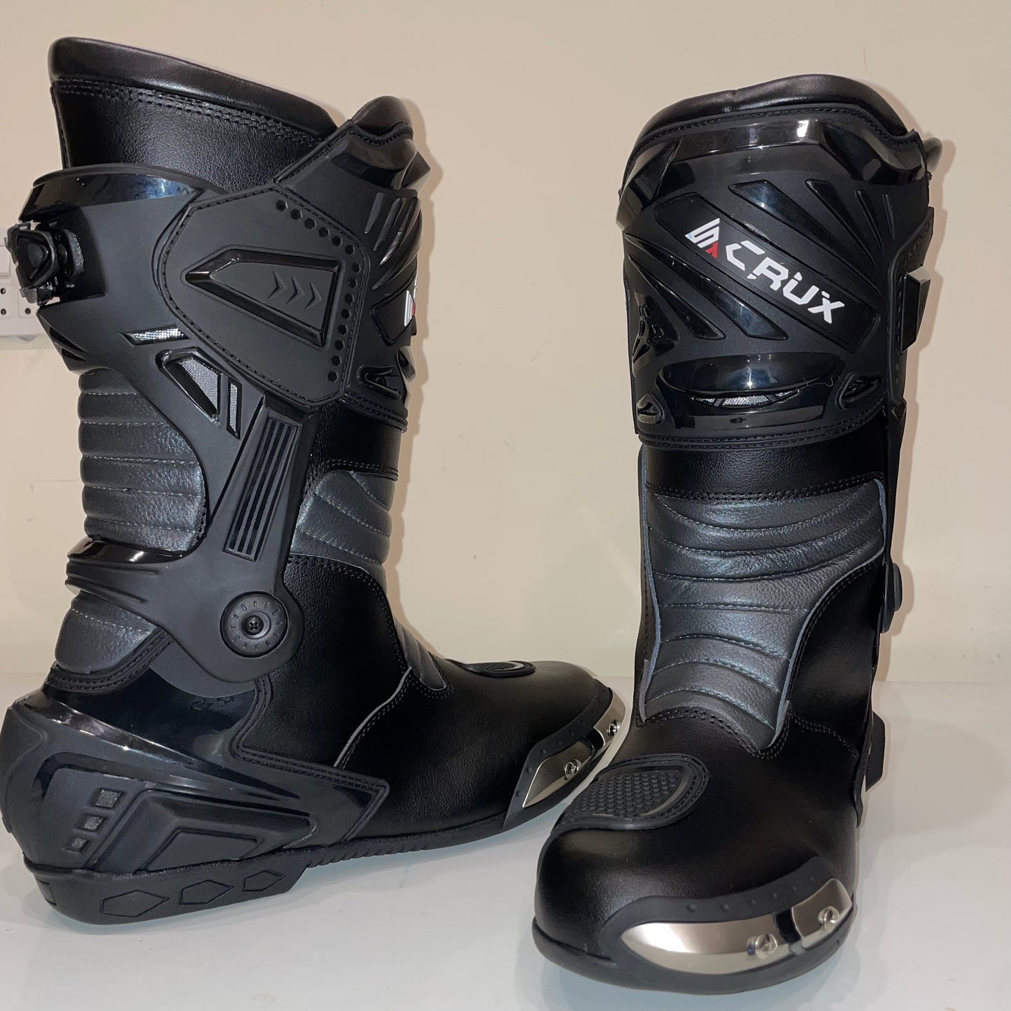 Crux Custom Motorcycle Race Boots