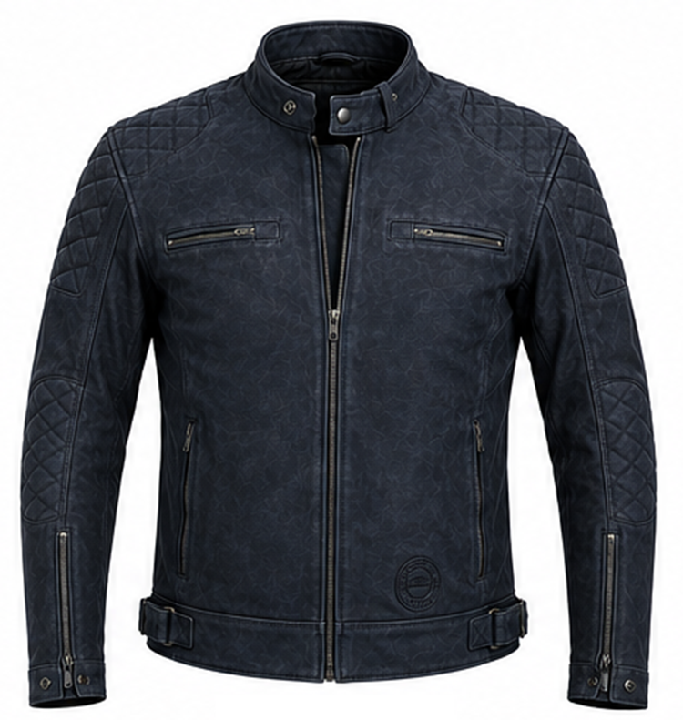 Crux Nubuck Leather Motorcycle Jacket