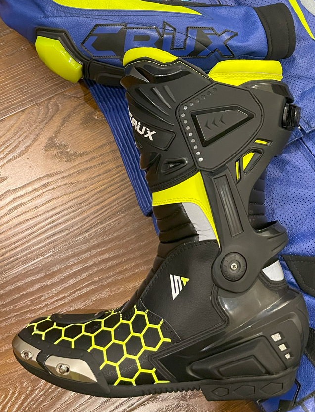 Crux Custom Motorcycle Race Boots
