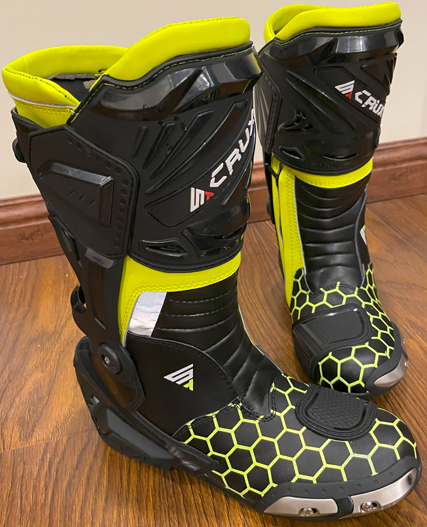 Crux Custom Motorcycle Race Boots