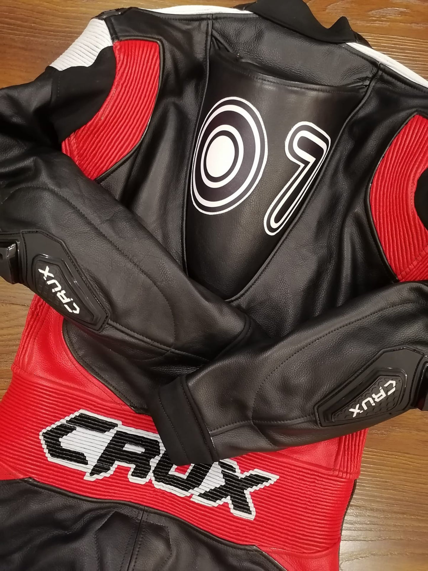 Men Custom Motorcycle Leather Race Suit